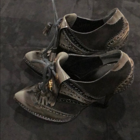 Gucci black leather ankle suede boots - Picture 6 of 15